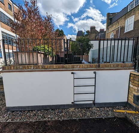 rooftop railings